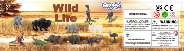 WOOPIE Zestaw Figurki Dzikie Zwierzęta 15 szt. - 008