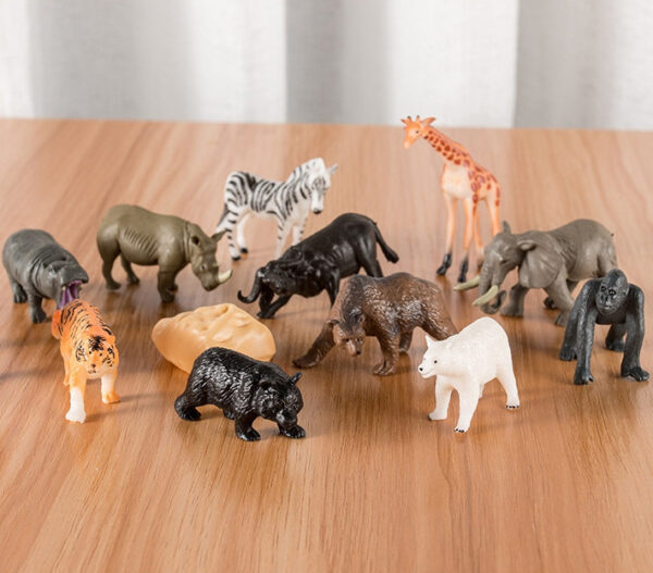 WOOPIE Zestaw Figurki Dzikie Zwierzęta 16 szt. - 002