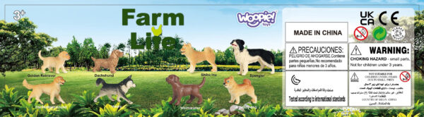 WOOPIE Zestaw Figurki Pieski 16 szt. - 006