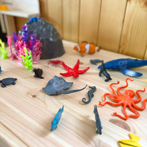 WOOPIE Zestaw Figurki Zwierzeta Morskie 33 el. - 007