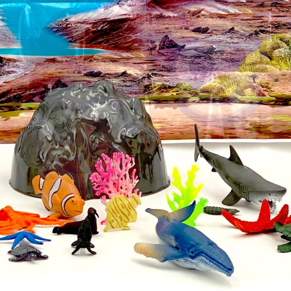 WOOPIE Zestaw Figurki Zwierzeta Morskie 33 el. - 010