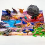 WOOPIE Zestaw Figurki Dinozaury 34 szt. - 002
