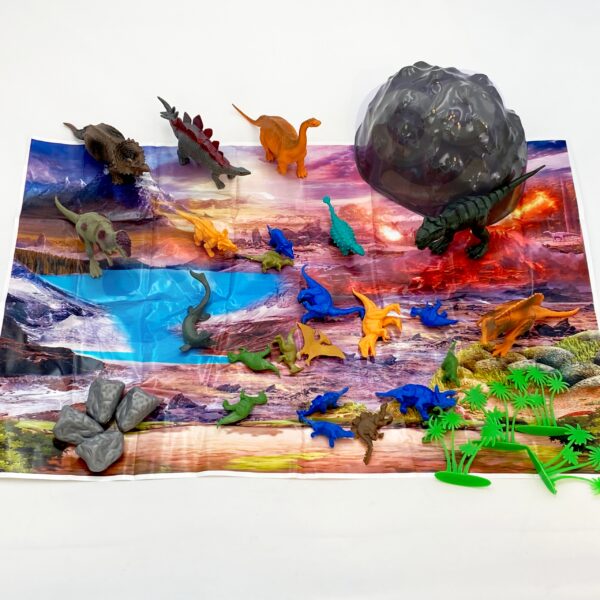 WOOPIE Zestaw Figurki Dinozaury 34 szt. - 002