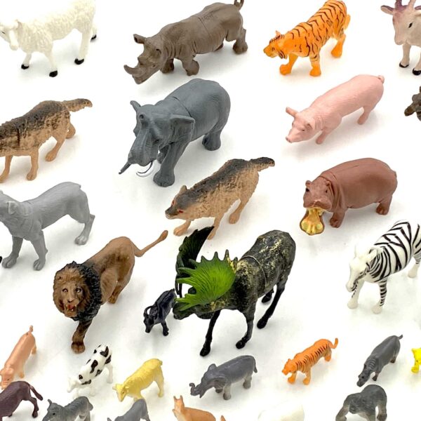 WOOPIE Zestaw Figurki Zwierzęta XXL 58 szt. - 009