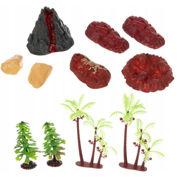 WOOPIE Duży Zestaw Figurki Dinozaury XXL + Mata "Prehistoryczny Świat" - 004