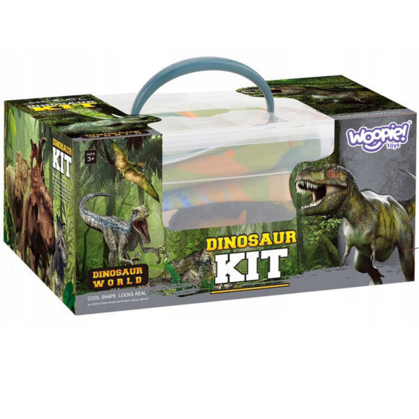 WOOPIE Duży Zestaw Figurki Dinozaury XXL + Mata "Prehistoryczny Świat" - 007