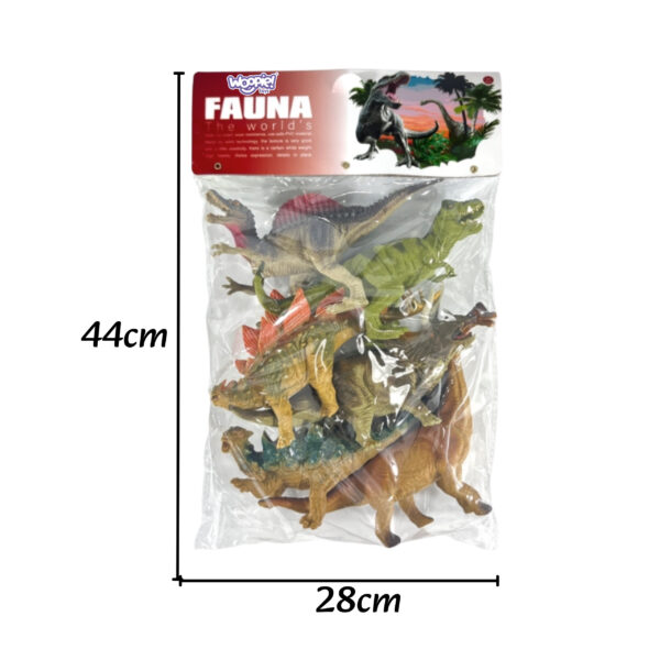 WOOPIE Zestaw Figurek Dinozaurów 6 Sztuk T-Rex - 004
