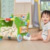 VIGA Drewniany Pchacz Edukacyjny Krokodylek 12w1 - 008