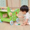 VIGA Drewniany Pchacz Edukacyjny Krokodylek 12w1 - 009