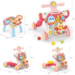 WOOPIE BABY Pchacz Chodzik Stolik Edukacyjny Hulajnoga Jeździk 4w1 - 002