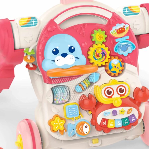 WOOPIE BABY Pchacz Chodzik Stolik Edukacyjny Hulajnoga Jeździk 4w1 - 004