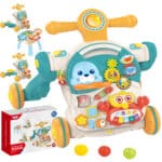 Pchacz chodzik stolik edukacyjny hulajnoga jeździk 4w1 - Woopie Baby - 001