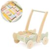 Viga Drewniany Wózek Na Klocki Pchacz - 001