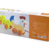 VIGA Zestaw do ciągnięcia Kurka z kurczakami 36 cm - 006