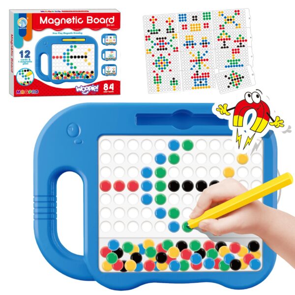 WOOPIE Tablica Magnetyczna dla Dzieci Montessori MagPad Słonik- Zestaw 12 Szt. - 001
