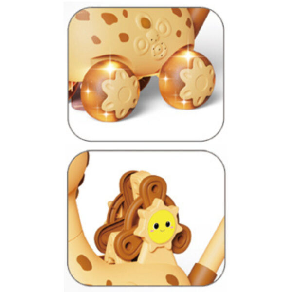 WOOPIE Pchacz Żyrafka 2w1 Maszyna do Robienia Baniek Mydlanych dla Dzieci - 005