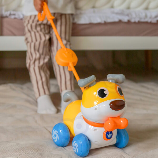 WOOPIE Interaktywny Piesek 2w1 Pchacz Szczekający 360° 6m+ - 003