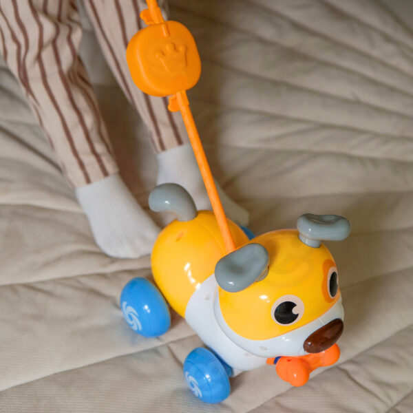 WOOPIE Interaktywny Piesek 2w1 Pchacz Szczekający 360° 6m+ - 010