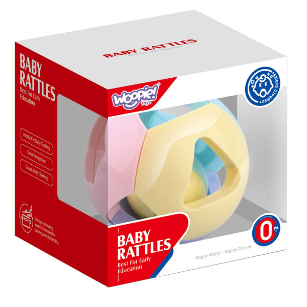 WOOPIE BABY Pastelowa Grzechotka Kula do Raczkowania 0m+ - 007