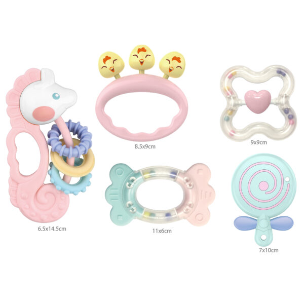 WOOPIE BABY Zestaw Gryzaków Grzechotek Sensorycznych - 002