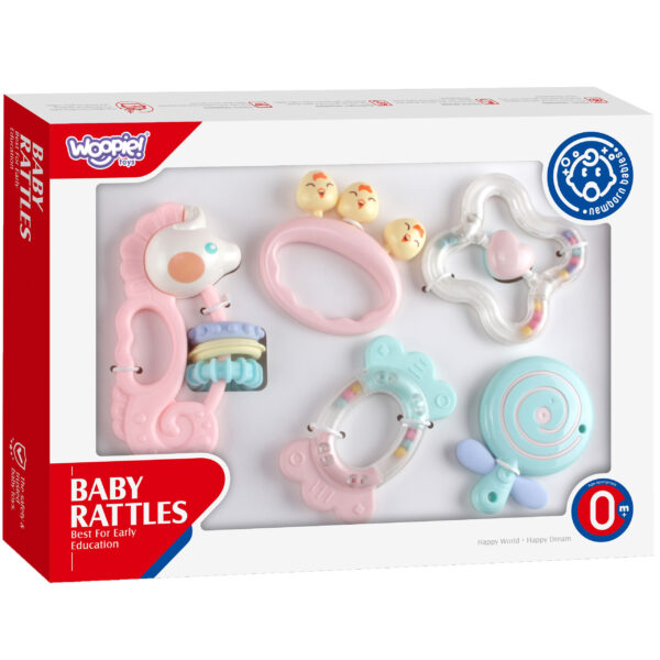 WOOPIE BABY Zestaw Gryzaków Grzechotek Sensorycznych - 005