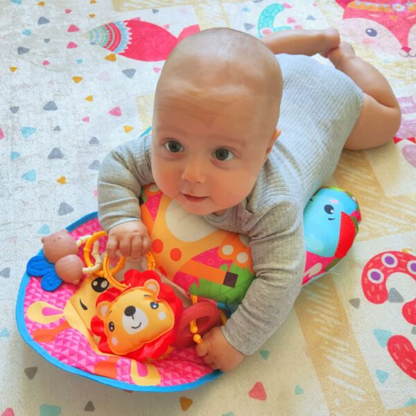 Poduszka edukacyjna do leżenia na brzuszku Woopie Baby - Mata - 002
