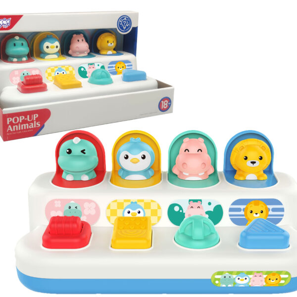 WOOPIE BABY Zabawka Edukacyjna Wyskakujące Zwierzątka POP-UP - 001