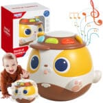 Interaktywny piesek kula usypiacz i zabawka muzyczna - Woopie Baby - 001