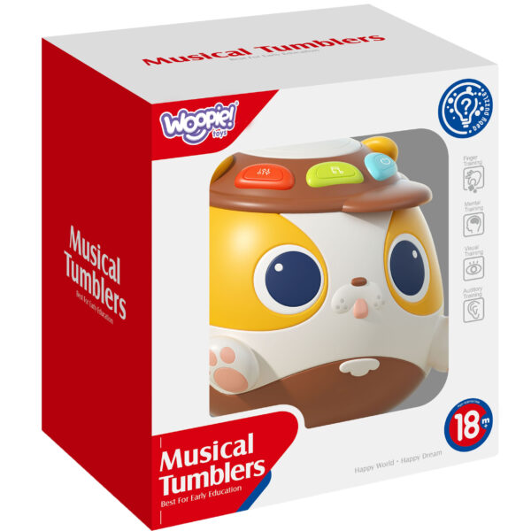 WOOPIE BABY Interaktywna Grająca Kula Piesek Zabawka Muzyczna Edukacyjna - 010