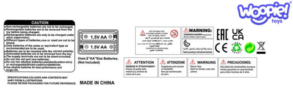 WOOPIE Interaktywny Słonik Przytulanka z Dźwiękiem i Światłem - 008