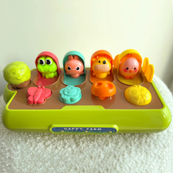 WOOPIE BABY Zabawka Edukacyjna Wyskakujące Zwierzątka Szczęśliwa Farma POP-UP - 008