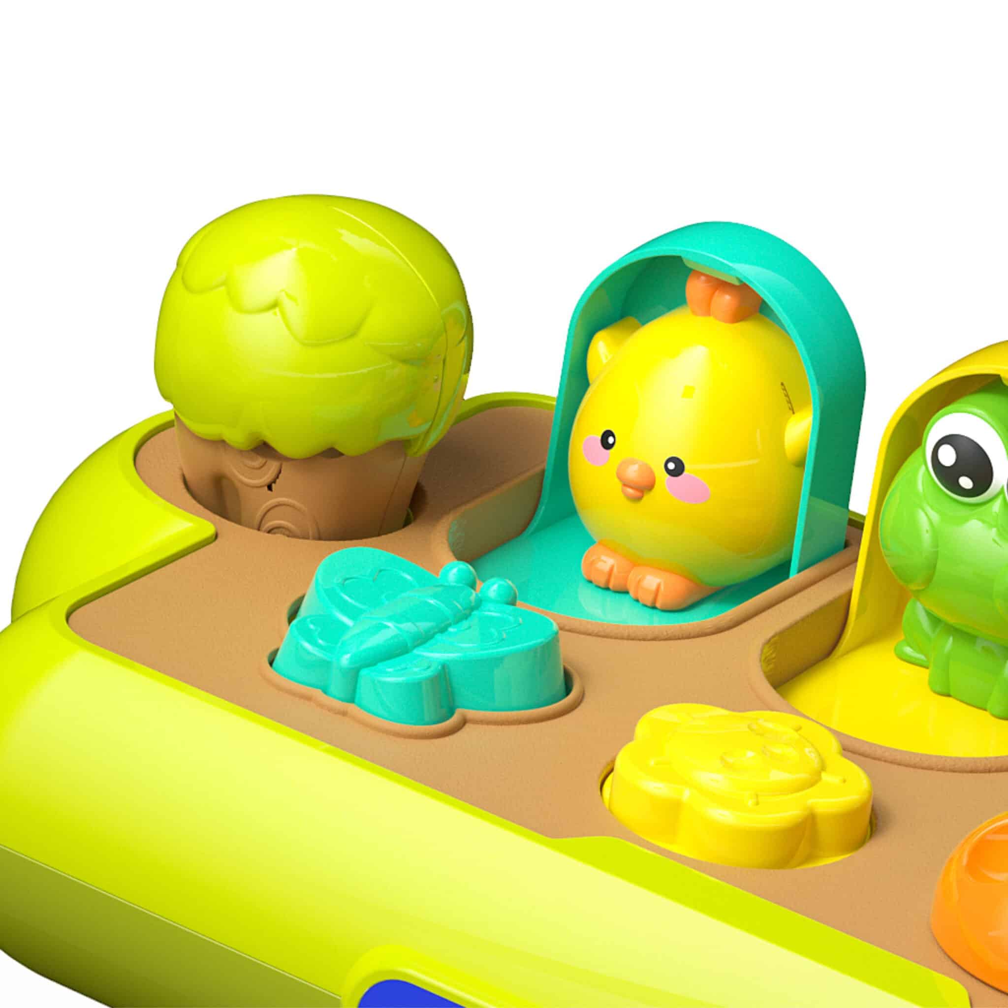 WOOPIE BABY Zabawka Edukacyjna Wyskakujące Zwierzątka Szczęśliwa Farma POP-UP - 009