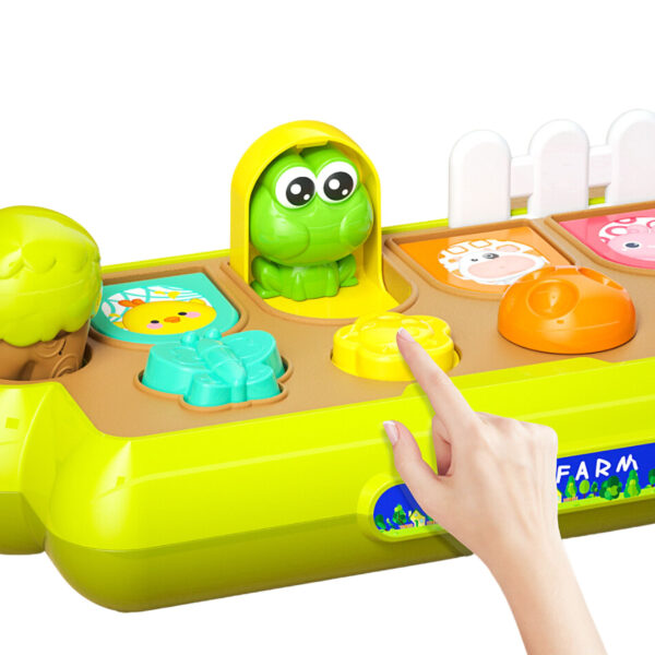 WOOPIE BABY Zabawka Edukacyjna Wyskakujące Zwierzątka Szczęśliwa Farma POP-UP - 012