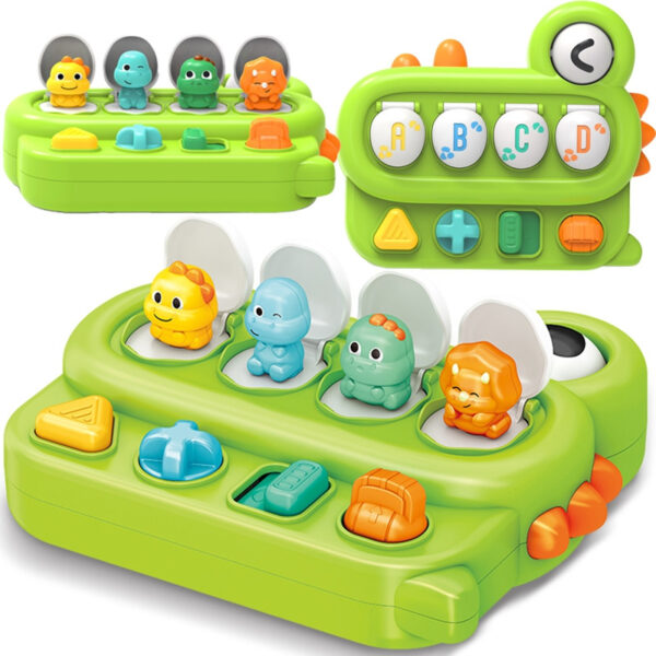 WOOPIE BABY Zabawka Edukacyjna Wyskakujące Dinozaury POP-UP - 001