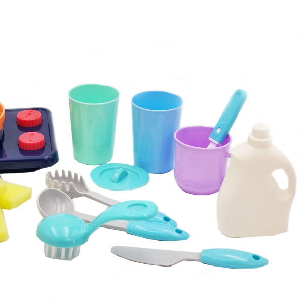 WOOPIE Zlewozmywak 2w1 Kuchnia dla Dzieci Różowa - 009