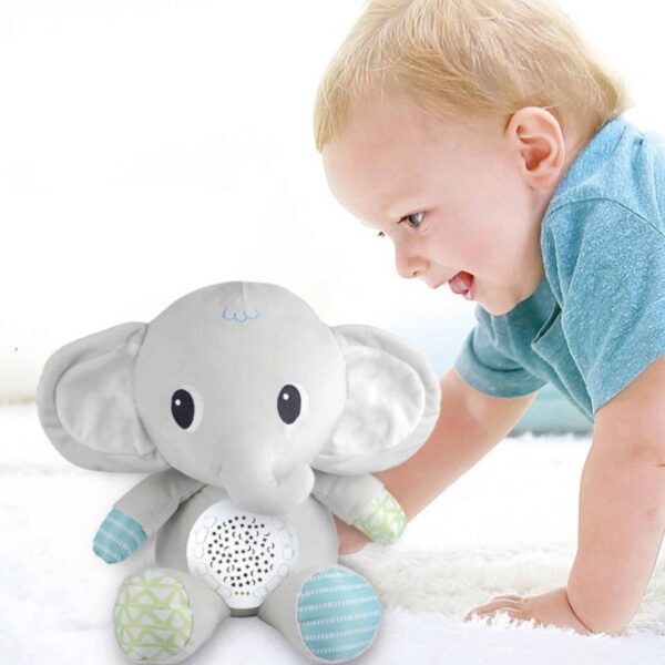 WOOPIE BABY Przytulanka Słonik Z Projektorem Uspokajacz 12 Melodii - 003