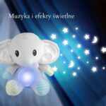 WOOPIE BABY Przytulanka Słonik Z Projektorem Uspokajacz 12 Melodii - 007