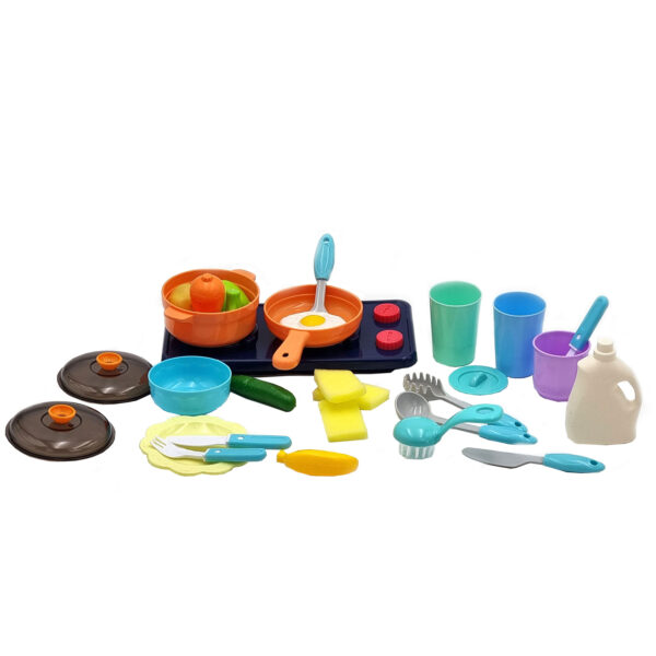 WOOPIE Zlewozmywak 2w1 Kuchnia dla Dzieci Różowa - 011