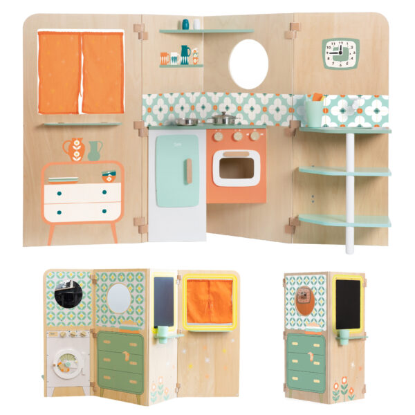 CLASSIC WORLD Wielofunkcyjny Domek z Kuchnią Rozkładany XXL - 001