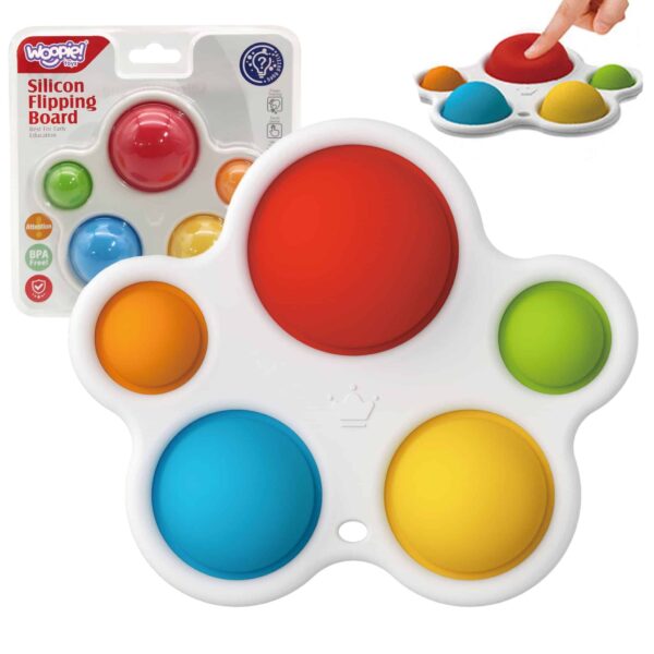 WOOPIE BABY Zabawka Sensoryczna Gryzak Antystresowy  POP IT Montessori - 001