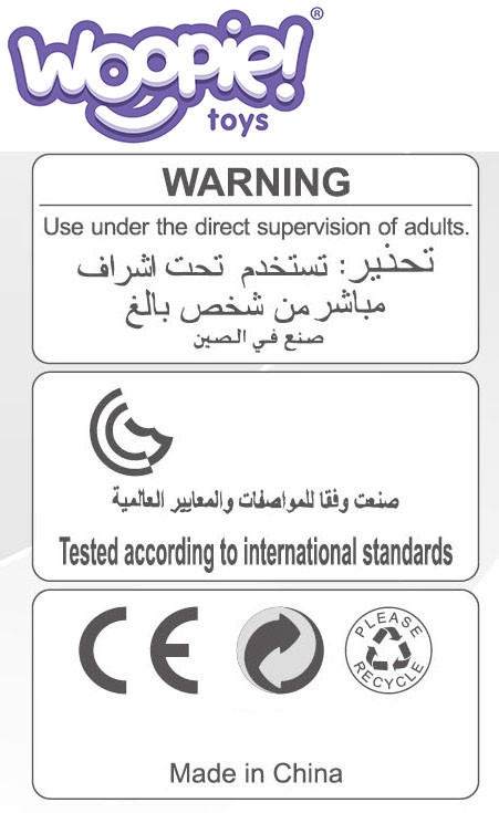 WOOPIE BABY Zabawka Sensoryczna Gryzaki dla Niemowląt Zawieszki Zwierzątka Łańcuszek 24 el. - 012