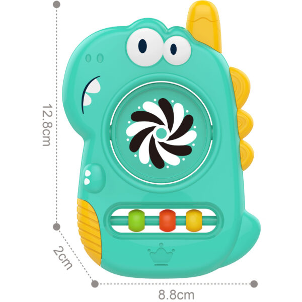 WOOPIE BABY Zabawka Sensoryczna Gryzak Lusterko Dino - 008