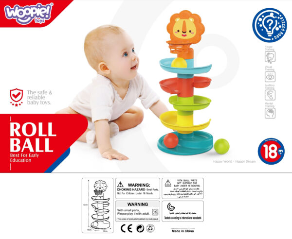 WOOPIE BABY Tor Zjeżdzalnia Kulek Wieża z Piłeczkami Kulodrom - 006