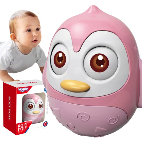 WOOPIE BABY Sensoryczny Pingwinek Wańka Wstańka - 001