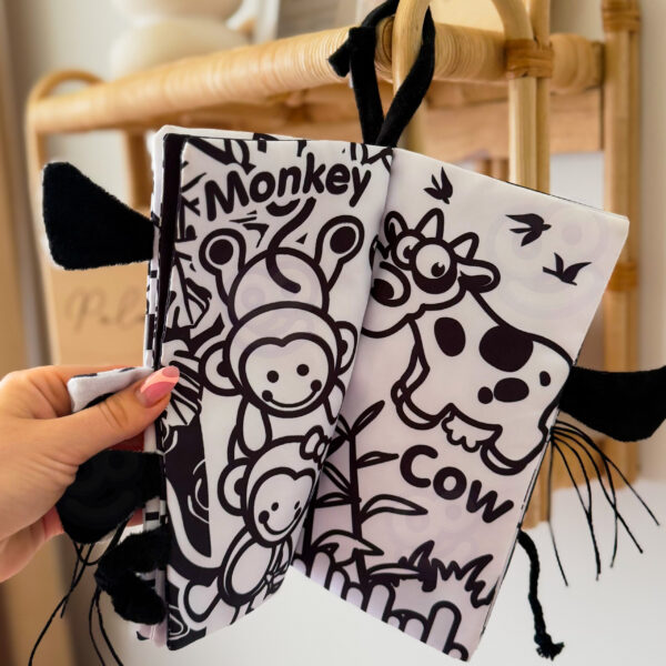 WOOPIE BABY Książeczka Kontrastowa Sensoryczna Dla Niemowląt - 003