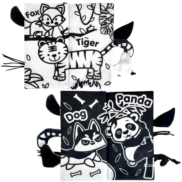 WOOPIE BABY Książeczka Kontrastowa Sensoryczna Dla Niemowląt - 006