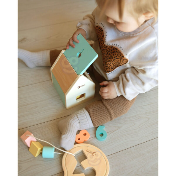 CLASSIC WORLD Pastelowy Zestaw dla Niemowląt Box Pierwsze Zabawki do Nauki od 12 do 18 miesiąca - 006