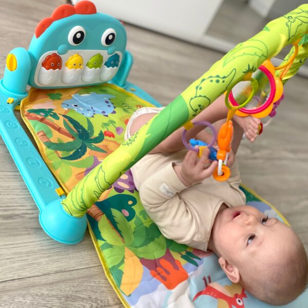 WOOPIE BABY Mata z Pałąkiem Dino - 002