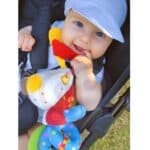WOOPIE BABY Miękka Zawieszka Spirala do Wózka  Łóżeczka Piesek Edukacyjna - 002