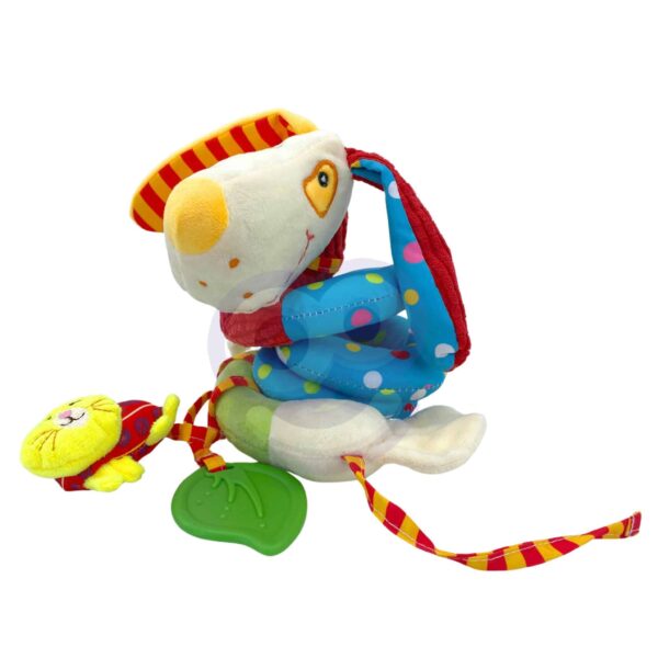 WOOPIE BABY Miękka Zawieszka Spirala do Wózka  Łóżeczka Piesek Edukacyjna - 008